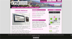 Desktop Screenshot of cabinet-matheron.com